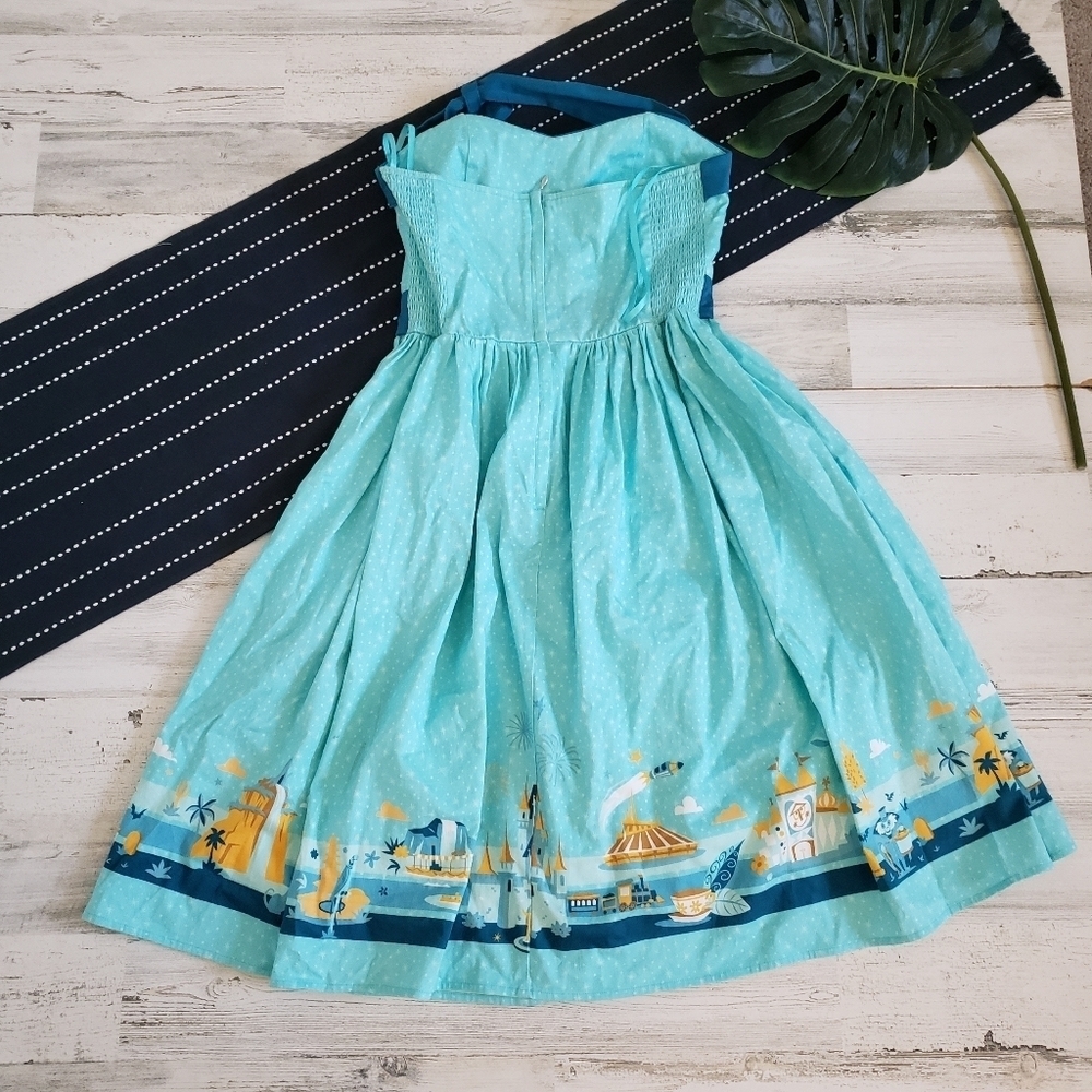 Disney Parks Dress Shop Magic Kingdom Retro Fit And Flare Dress Size Small - Picture 9 of 14